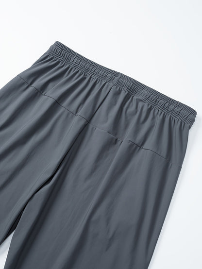 Calça Jogger Masculina Plus Size Respirável para Homens Calça de Moletom Secagem Rápida Reta Cós Elástico Estilo Coreano Clássico Esportivo