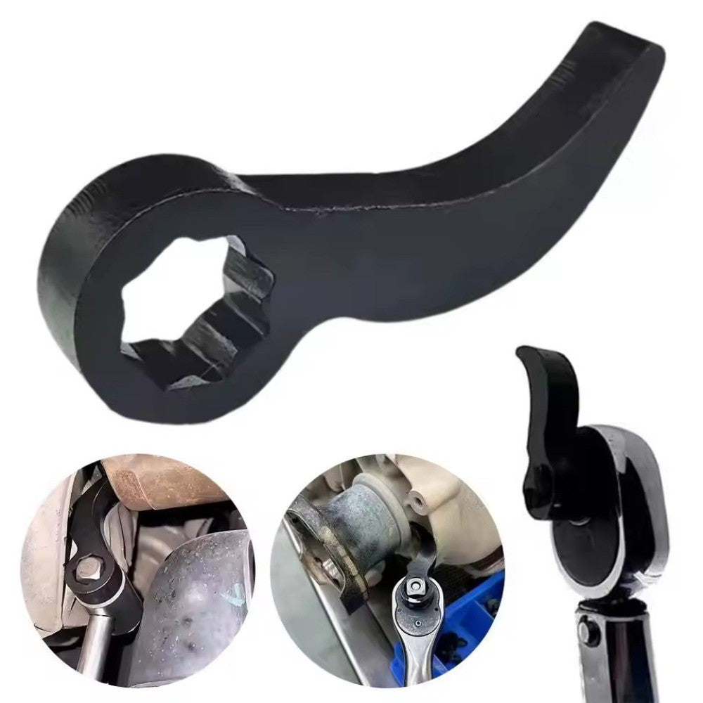 1 Conjunto Ferramenta de Alavanca de Braço de Controle Inferior Automotivo Chave de Barra de Alavanca para Catraca de 1/2 Chave de Boca Aberta Ferramenta de Desmontagem de Eixo de Tração de Semi-eixo