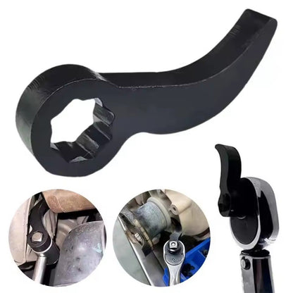 1 Conjunto Ferramenta de Alavanca de Braço de Controle Inferior Automotivo Chave de Barra de Alavanca para Catraca de 1/2 Chave de Boca Aberta Ferramenta de Desmontagem de Eixo de Tração de Semi-eixo