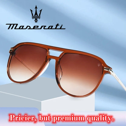 Óculos de sol de luxo MASERATI para ciclismo, proteção UV400, com escudo anti-reflexo 10783