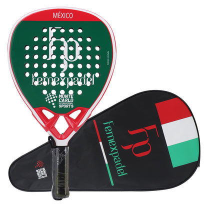 Raquetes de Padel de Carbono Profissionais 3K/12K para Homens, Superfície Áspera com Núcleo de Espuma de Memória Macia em EVA para Treinamento