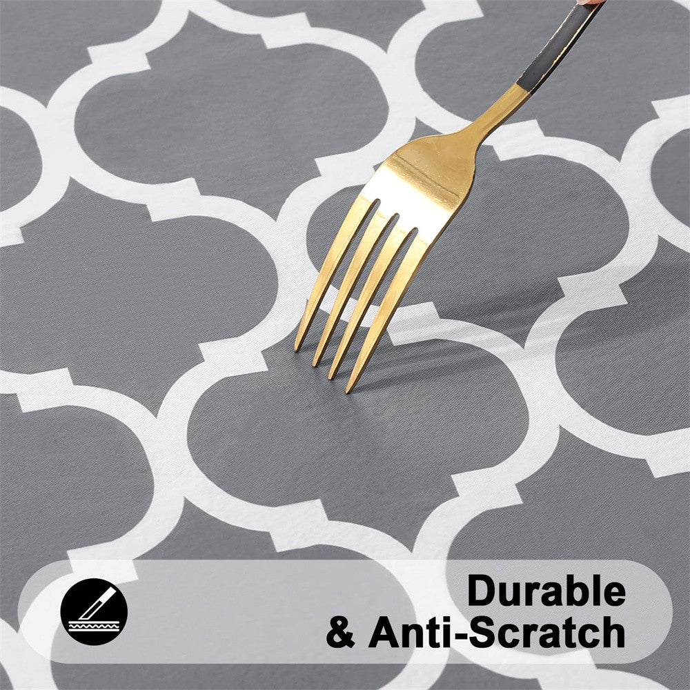 Olanly PVC House Table Cloth Rectangular Tablecloths Waterproof Table Mat For Coffee Table Banquet Decoration Dining Table Cover