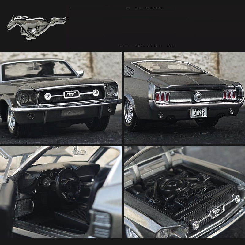 Maisto 1:24 1967 Ford Mustang GT Alloy Sports Car Model Diecast Metal Racing Vehicles Car Model Simulation Collection Kids Gifts