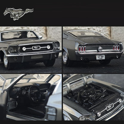 Maisto 1:24 1967 Ford Mustang GT Alloy Sports Car Model Diecast Metal Racing Vehicles Car Model Simulation Collection Kids Gifts