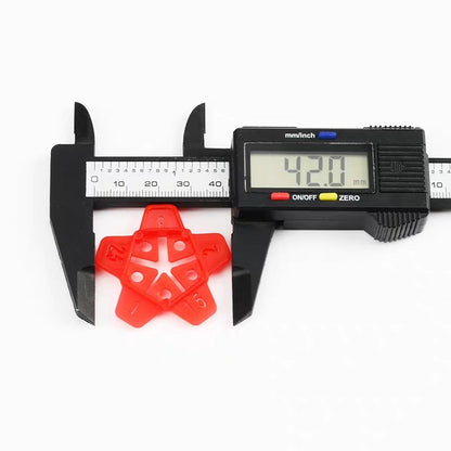 5 em 1 1/1.5/2/2.5/3mm Niveladores de Rejuntamento de Cerâmica Tipo Cunha para Nivelamento de Pisos e Azulejos Sistema de Nivelamento de Vão para Azulejos Ferramentas de Construção