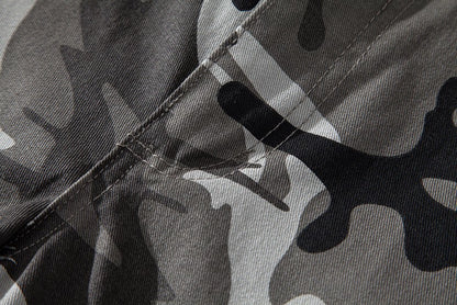 Loose camouflage beach five pants men's summer cotton thin section in the pants summer work casual shorts