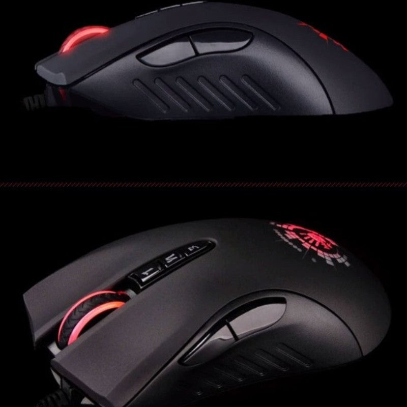 Mouse Gamer A4Tech Bloody A91 com Fio, Macro Instantâneo de Um Clique Io1.1, Motor Óptico e 8 Botões Programáveis
