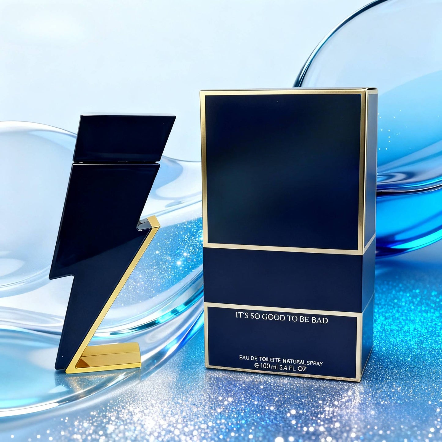 100ML Brand Bad Boy Eau de Toilette for Men-Leather & Cannabis Scent, Bold Masculine Long Lasting Perfume Cologne, Gift for Him