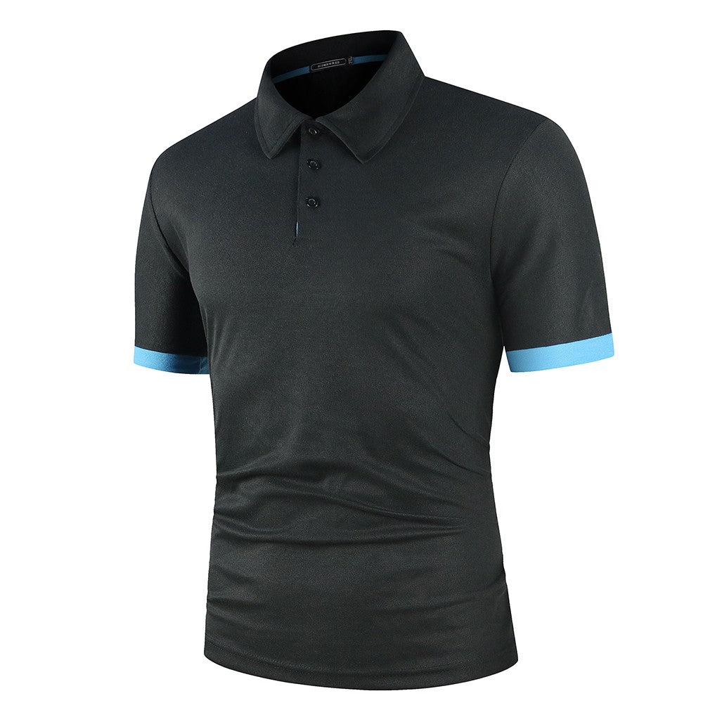 Men Polo Men Shirt Short Sleeve Polo Shirt Contrast Color Polo New Clothing Summer Streetwear Casual Fashion Men tops