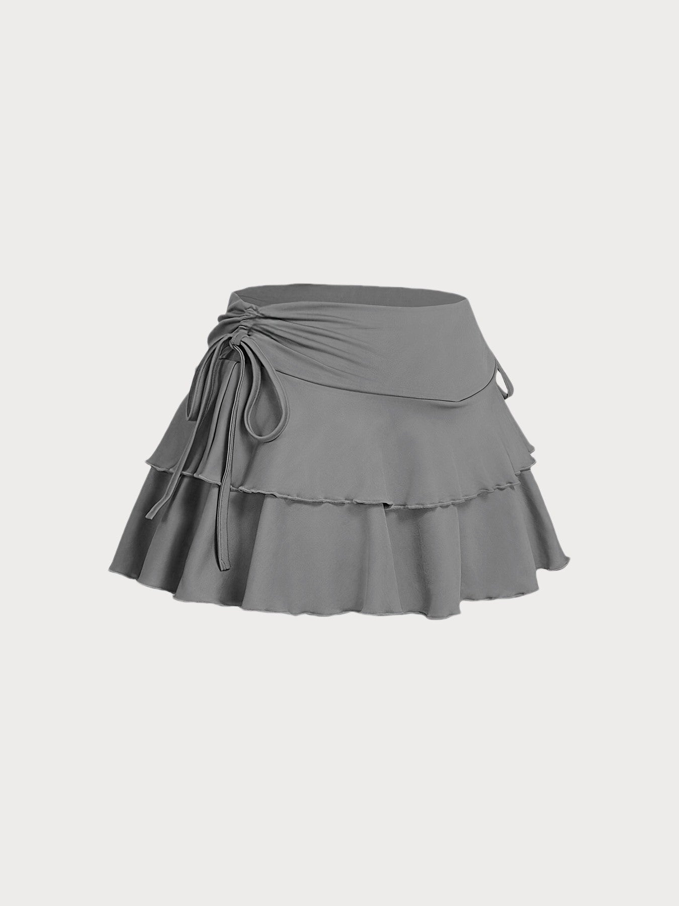 New fashion solid color casual versatile women's plus size skirt