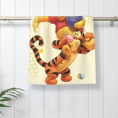 Winnie The Pooh Bear Piglet Merch Towel for Beach New Summer Microfiber Shower Towel No Sand Quick-Dry Surf Towels