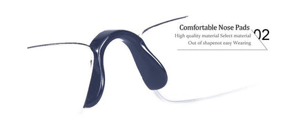 Guanhao Transparent Optical Reading Glasses Man Clear Women Presbyopia Hyperopia Reading Glasses Frame Alloy Ultralight HD View