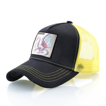 TQMSMY Boné de Beisebol Bordado com Dragão Masculino, Chapéus Casuais para Exteriores com Viseira, Bonés Trucker Snapback Femininos, Unissex Hip Hop Drake Bones