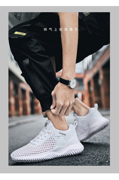 2025 Summer Men's Loafers Walking Mesh Breathable Summer Comfortable Casual Shoes Sneakers Zapatillas Hombre Men Running shoes