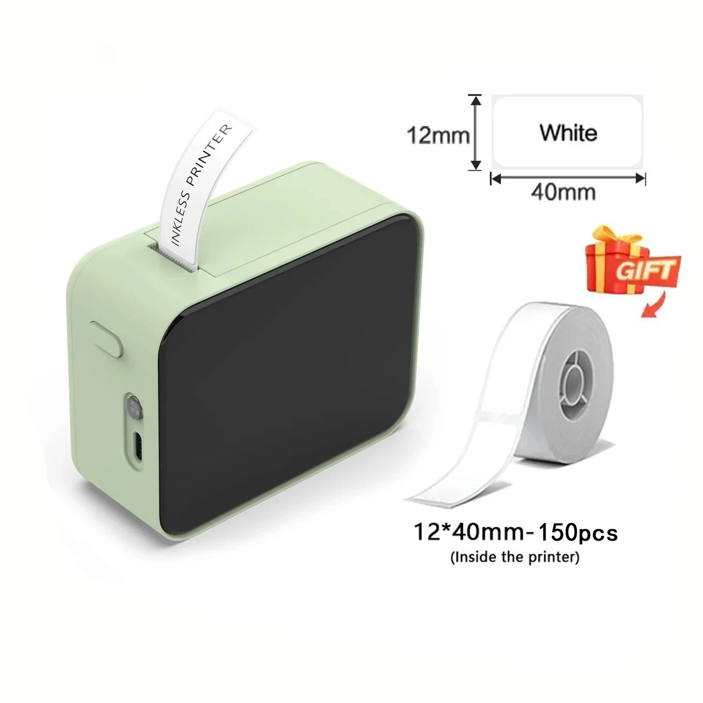 MarkLife P15 Mini Portable Thermal Printer Wireless Bluetooth-compatible Label Tag for Home Office Labeling Sticker Machine