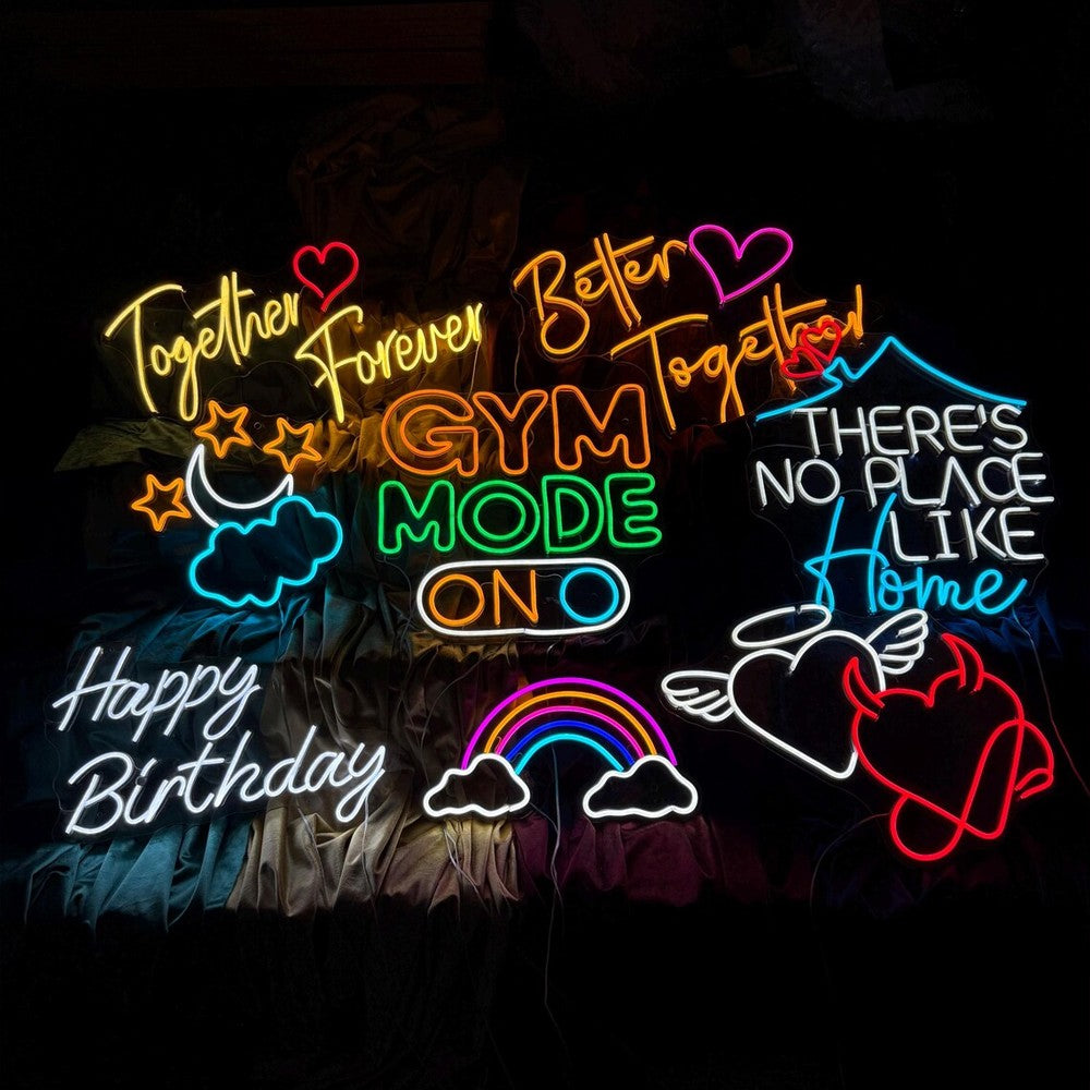 Custom Neon Sign Private Neon LED Light for Family Birthday Bar Wedding Party Company Business Logo Neon Lamp Night Light Indoor