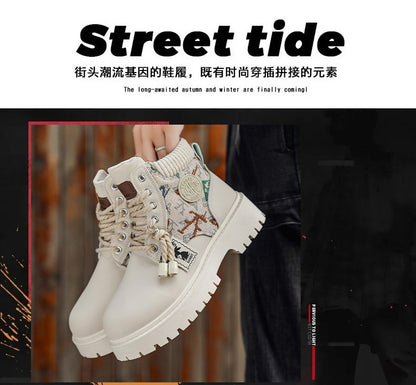 Men's boots four season classic big head casual boots soft sole non-slip breathable Joker high-top outdoor comfort tooling boots