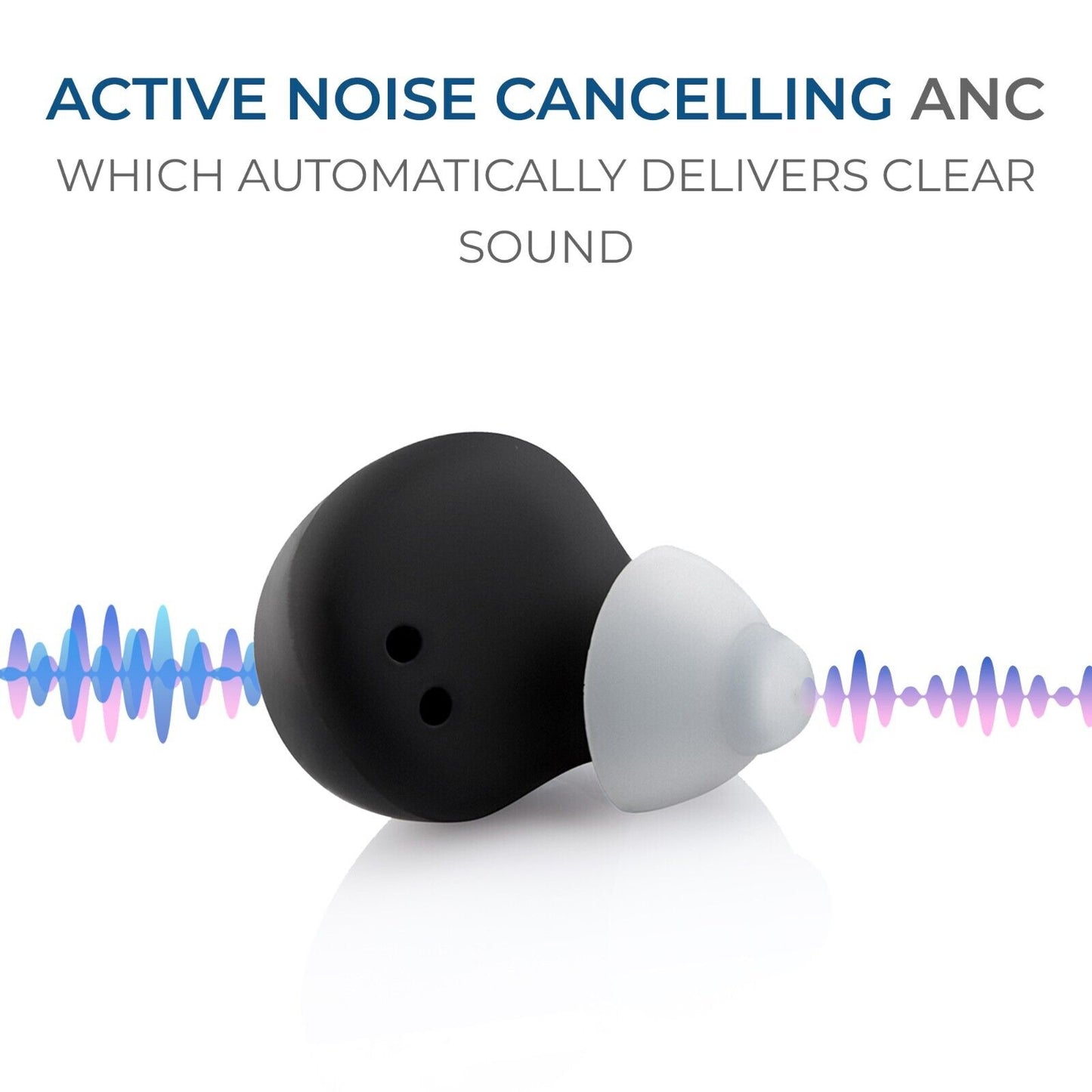 JINGHAO Hearing Aids Rechargeable 2023 Adjustable Hearing Sound Amplifier For Mild to Moderate Hearing Lost Elderly Gift