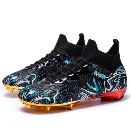 Premium Football Boots Feature Gold Plated Metal SG Studs For Professional Training and Competition Unisex Soccer Cleats