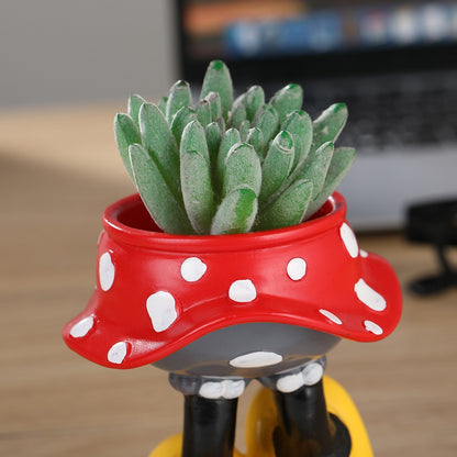 Vaso de Flores de 9 cm da Disney Mickey Mouse Saia Vaso de Flores Criativo Modelo de Vestido de Desenho Animado Suculentas Vaso de Plantas Enfeites de Jardim Vasos de Flores Engraçados Decoração