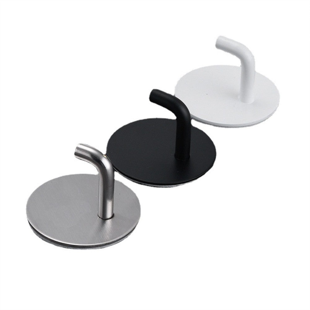 1/3PCS Hook Self-Adhesive 304 Stainless Steel Storage Hanger Towel Key Umbrella Holder Rack Kitchen Bathroom Home Accessories