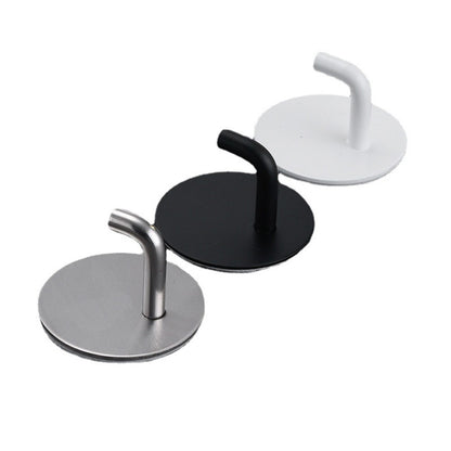 1/3PCS Hook Self-Adhesive 304 Stainless Steel Storage Hanger Towel Key Umbrella Holder Rack Kitchen Bathroom Home Accessories