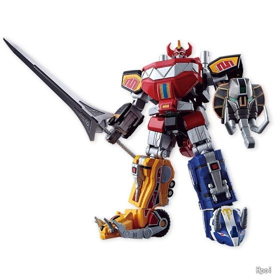 BANDAI Original SUPER MINIPLA Power Rangers Série Rei Dragão de Pulso\Deus Grande Besta Anime Action Figure Modelo Brinquedos Presentes Para Meninos