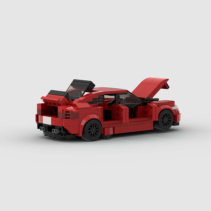 MOC Carro Esportivo de Corrida Veículo Cidade Speed Racer Modelo Técnico Blocos de Construção Tijolos Supercarro F1 Brinquedos Infantis Presentes para Meninos NSX