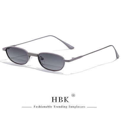 Óculos de Sol HBK New Retrô Polarizados Masculino Armação Pequena Lentes Tac Óculos de Sol Punk Feminino Pesca Óculos de Festa ao Ar Livre