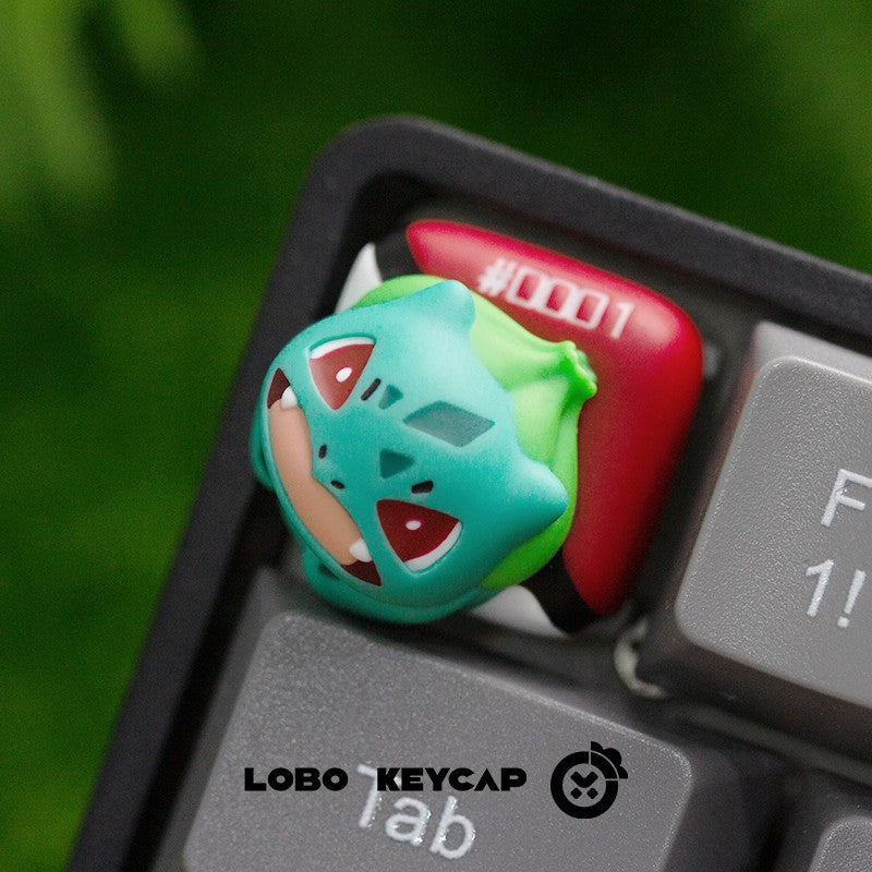 Pokemon Series Bulbasaur Squirtle Pikachu Charmander Mechanical Keyboard ESC Keycap Decoration Accessories Figures Gift