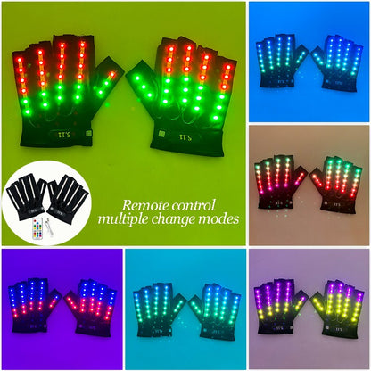 Cyberpunk Futuristic Luminous Glasses Rave Cyber light up Goggles LED glowing visor glasses for EDM music show props