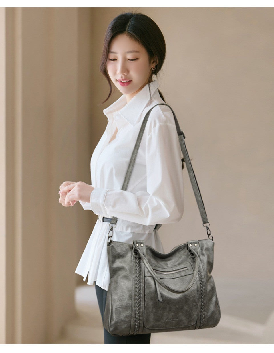 Genuine Brand Soft Leather Shoulder Crossbody Bags for Women Hot Luxury Handbag Women Bags Designer Casual Tote Messenger Bag