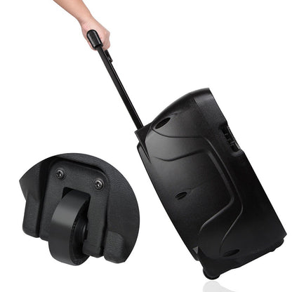 Caixa de Som Portátil Bluetooth Sem Fio 3000 Watts para Festas com Microfone e Controle Remoto, Subwoofer de 8 polegadas, Áudio Grande de Alta Qualidade
