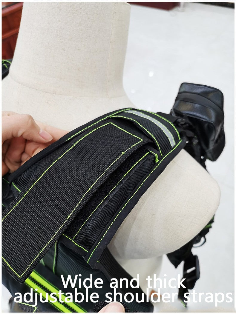 Colete Salva-Vidas Multifuncional Para Pesca ao Ar Livre Um Item Indispensável Para Segurança Vários Bolsos Para Armazenamento Material Flutuante