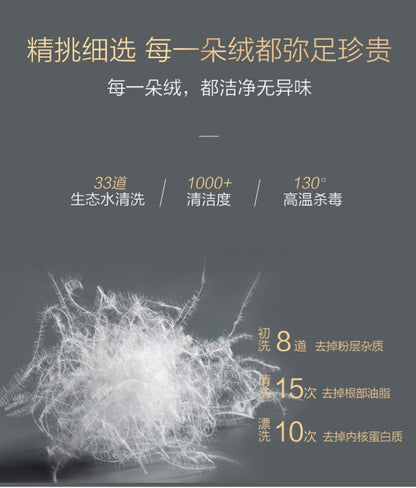 100% white goose down comforter, high-quality five-star hotel twisted flower comforter, pure cotton winter thick comforter