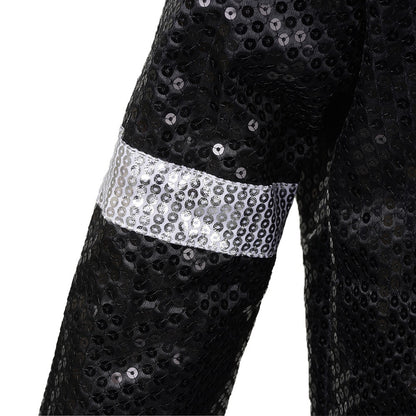 Halloween Coplay outfit for Show Performance Party Michael Jackson Celebrity Birthday Carnival Billie Jean Pop Star MJ costume