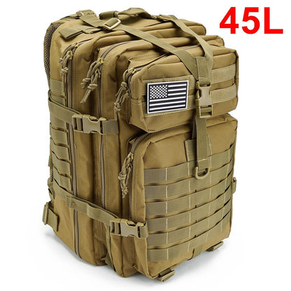 30/45L Man Tactical Backpacks HkingTraveling Bags Survival Outdoor 3P Assault Pack EDC Molle Pack For Trekking Hunting Bag