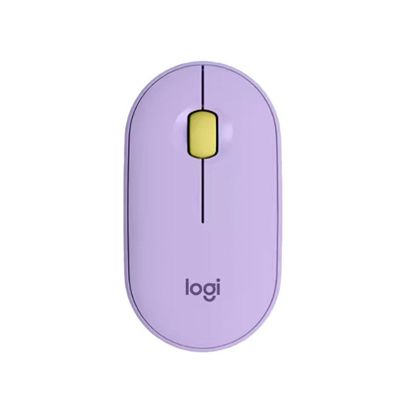 Mouse sem fio Bluetooth para notebook e tablet Logitech PEBBLE M350 Mouse leve e fino Mute Mini mouse de escritório