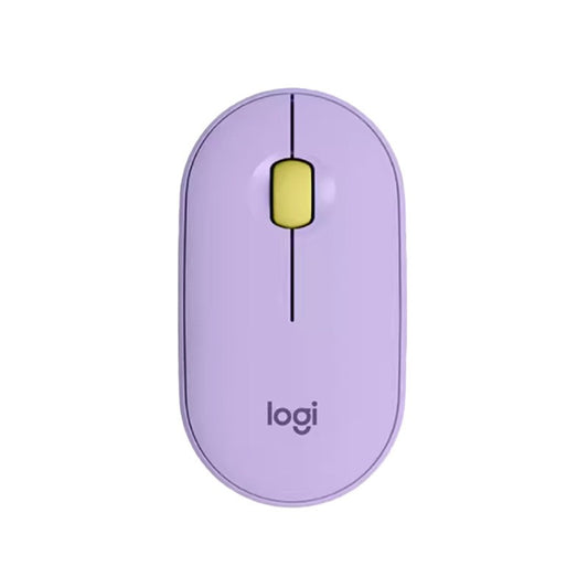 Mouse sem fio Bluetooth para notebook e tablet Logitech PEBBLE M350 Mouse leve e fino Mute Mini mouse de escritório