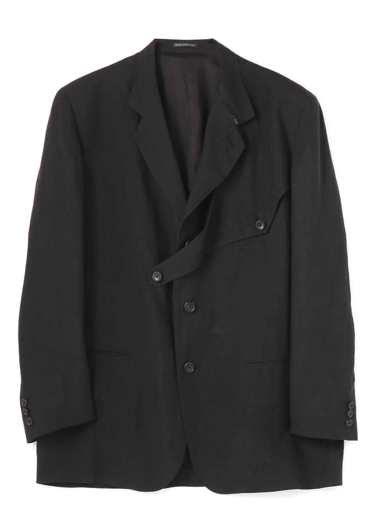 WVGA Spring Autumn New Man Tide Yamamoto Trendy Linen Blazer Niche Chic Casual Turn-Down Collar Long Sleeve Suit Coat Ins W13673