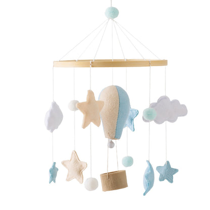 Baby Wooden Bracket Bed Bell 0 6 Months Toy Bracket Accessories Hanging Bracket Soft Mobile On the Bed Baby Room Decoration Crib