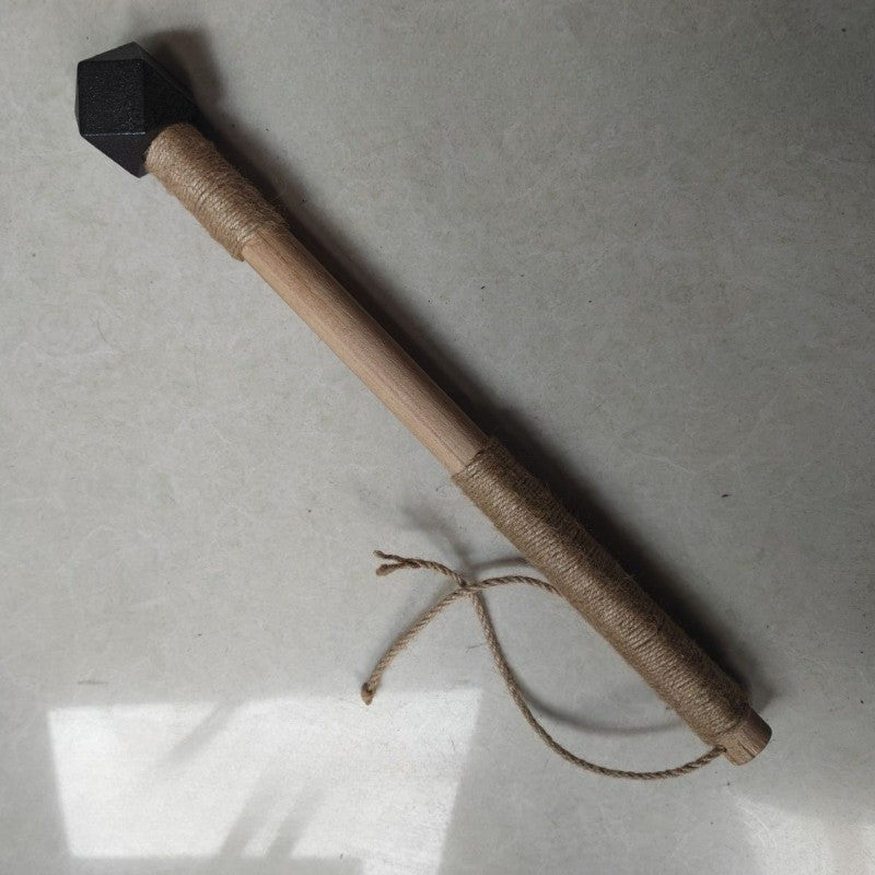 Martelo Retrô Portátil Multifuncional para Exterior, Autodefesa, Quebra-Vidros, Punho Antiderrapante, Ferramentas Manuais de Cabo Longo