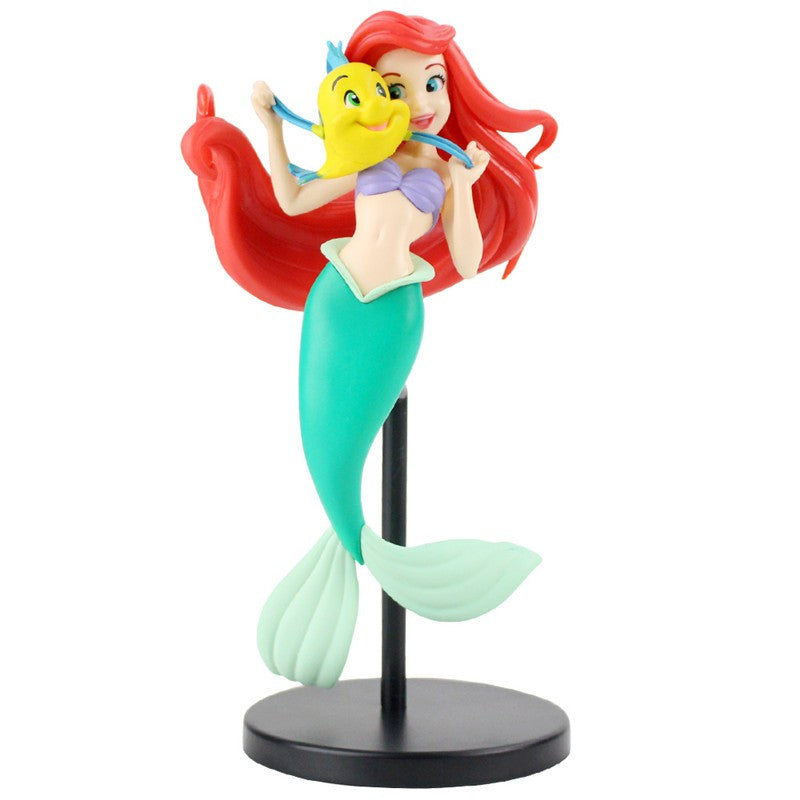 5 estilo Desenho Animado Q Posket Princesa Sereia Pequena Sereia Figura Super Premium Modelo de PVC Brinquedos Colecionáveis Presente para meninas