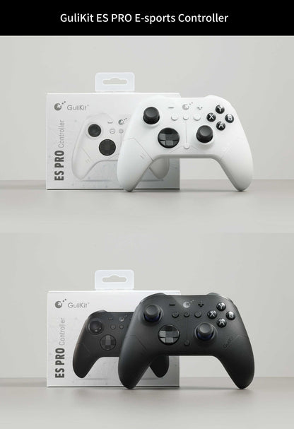 GuliKit ES Pro E-sports Bluetoth Controller,Wireless Gamepad with TMR Joystick for Nintendo Switch 1/2PC Windows Android