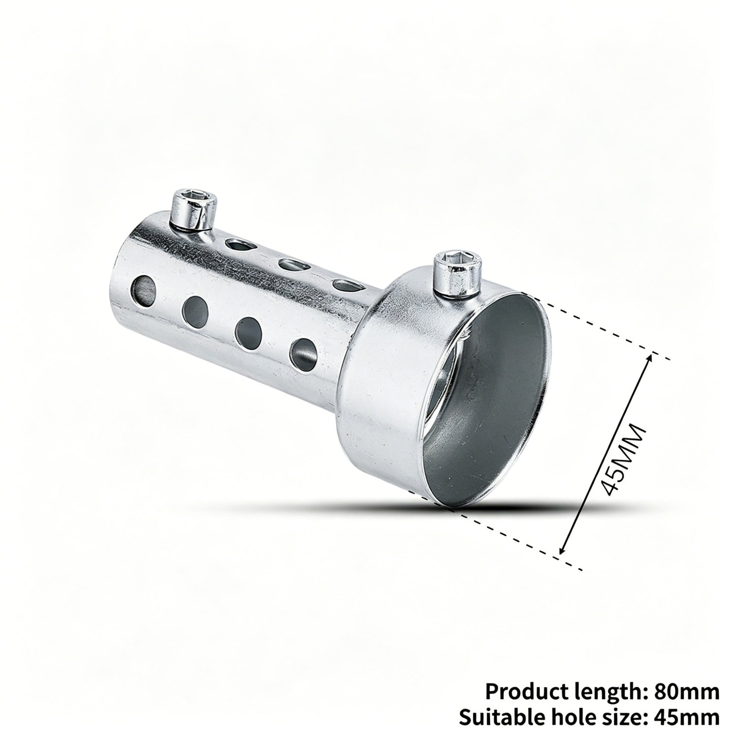CENJITION 42mm 45mm 48mm Motorcycle Exhaust DB Killer Noise Sound Eliminator Adjustable Muffler Can