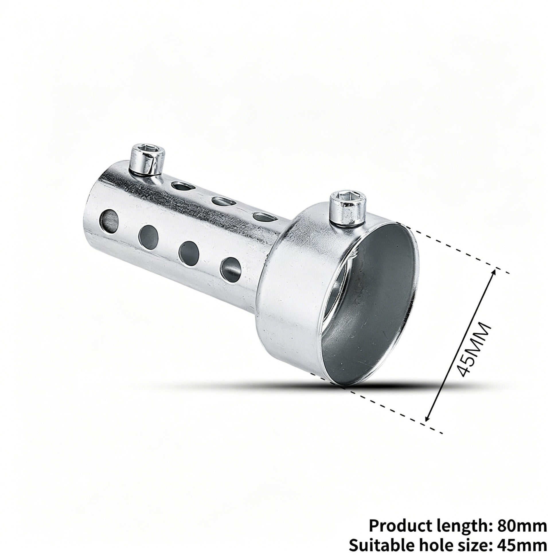 CENJITION 42mm 45mm 48mm Motorcycle Exhaust DB Killer Noise Sound Eliminator Adjustable Muffler Can
