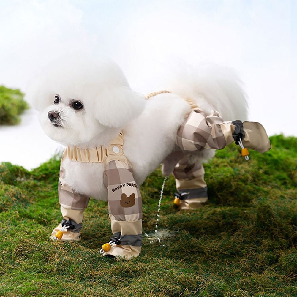 Pet Strolling Going Out Dust-proof Four Legged Pants Dog Boot Waterproof Leggings Dog Jumpsuit Shoes