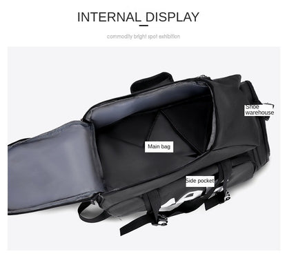 Customized logo fitness bag football backpack swimming taekwondo waterproof backpack luggage bag printed pattern