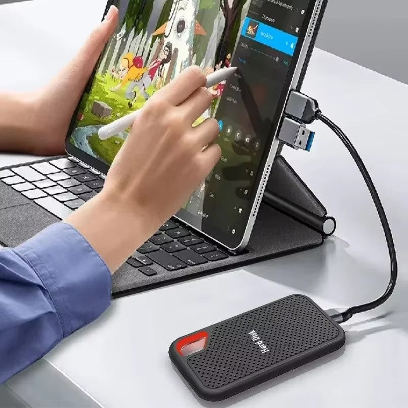 HD Externo Portátil 2TB SSD de Alta Velocidade 4TB Discos de Estado Sólido 16TB Plug-and-Play Dispositivo de Armazenamento Para Notebook/MAC/PC