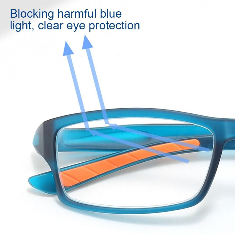 Sport Men Reading Glasses Ultralight Anti-blue Light Presbyopia Eyeglasses Women Men Far Sight Optical Eyewear Diopters +100+400